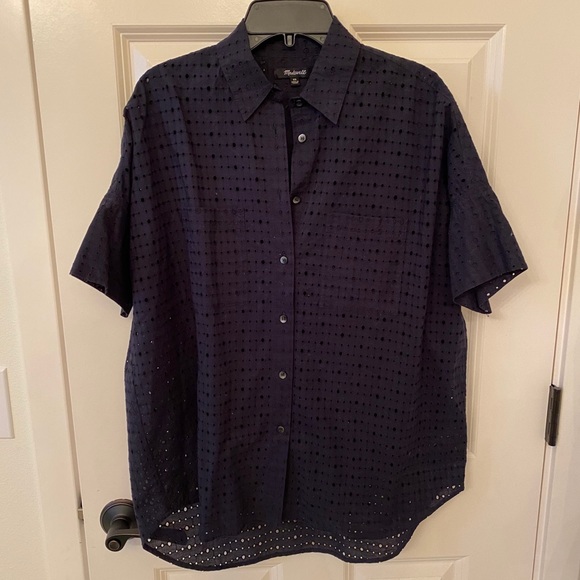 Tops - Madewell eyelet shirt